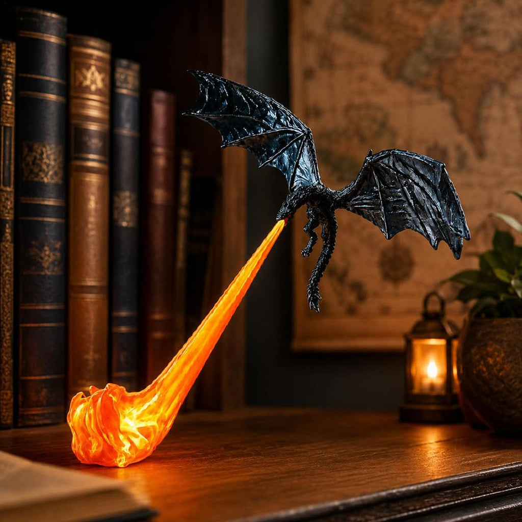 Fire - Breathing Dragon Lamp